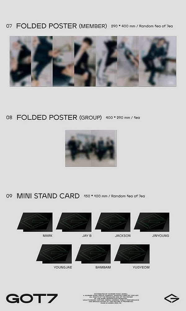 GOT7 - GOT7 Mini Album K-POP SEALED: GOT7, GOT 7: Amazon.fr